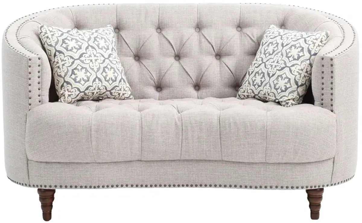 Sinclaire Loveseat in Gray by Glory Furniture