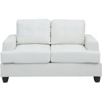 Sandridge Loveseat in White by Glory Furniture