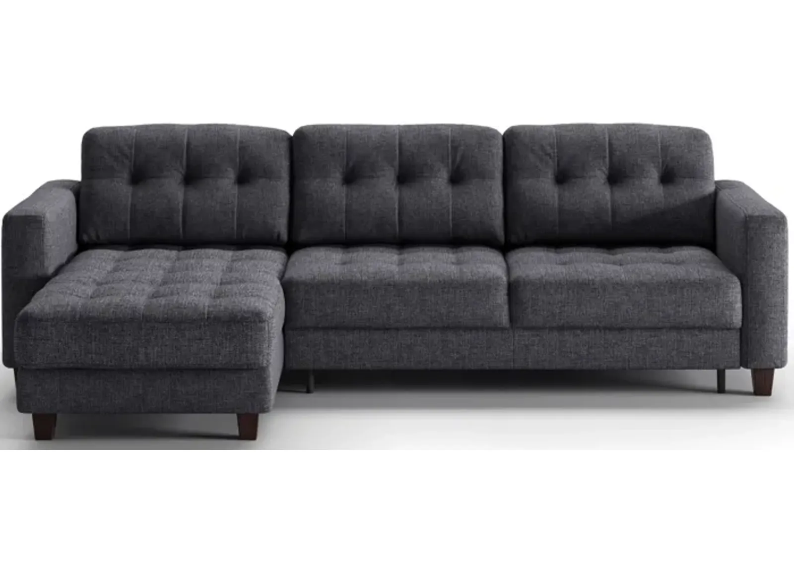 Noah Full XL Sectional Sleeper in Rene 04 by Luonto Furniture