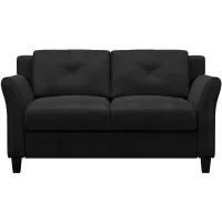 Kinsley Loveseat in Black by Lifestyle Solutions