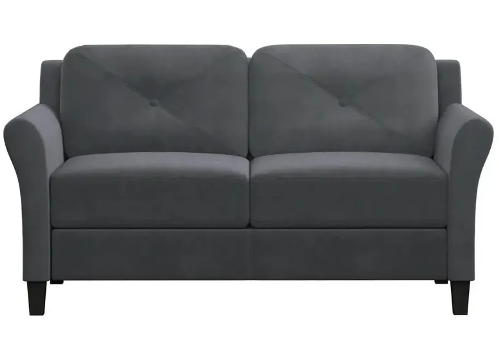 Kinsley Loveseat in Dark Gray by Lifestyle Solutions