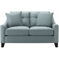Carmine Loveseat in Suede so Soft Hydra by H.M. Richards