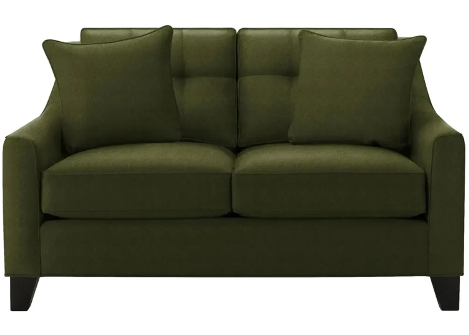 Carmine Loveseat in Suede so Soft Pine by H.M. Richards