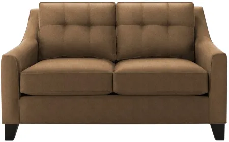 Carmine Loveseat in Suede so Soft Khaki by H.M. Richards