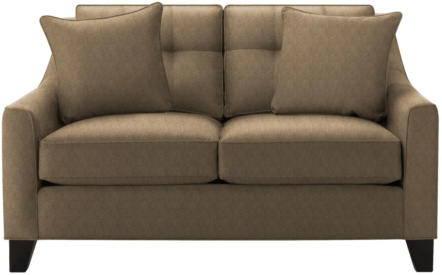 Carmine Loveseat in Suede so Soft Mineral by H.M. Richards