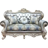 Ariel Loveseat in Silver by Cosmos Furniture