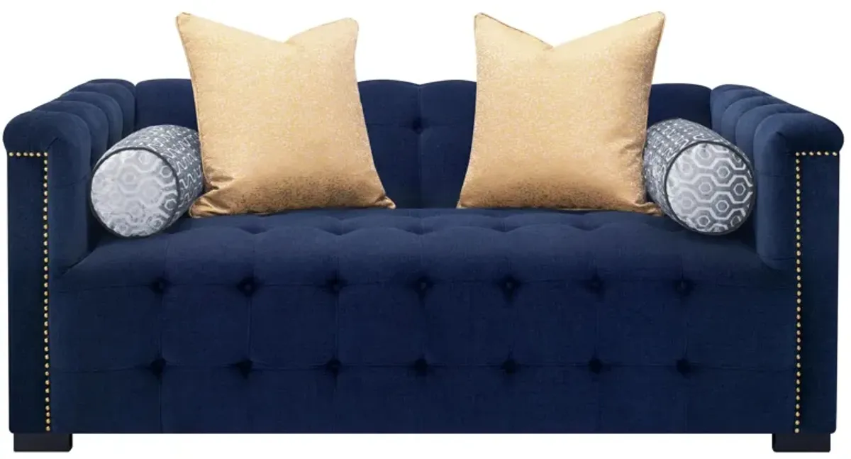 Diana Loveseat in Indigo by Aria Designs