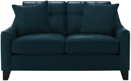 Carmine Loveseat in Suede So Soft Midnight by H.M. Richards