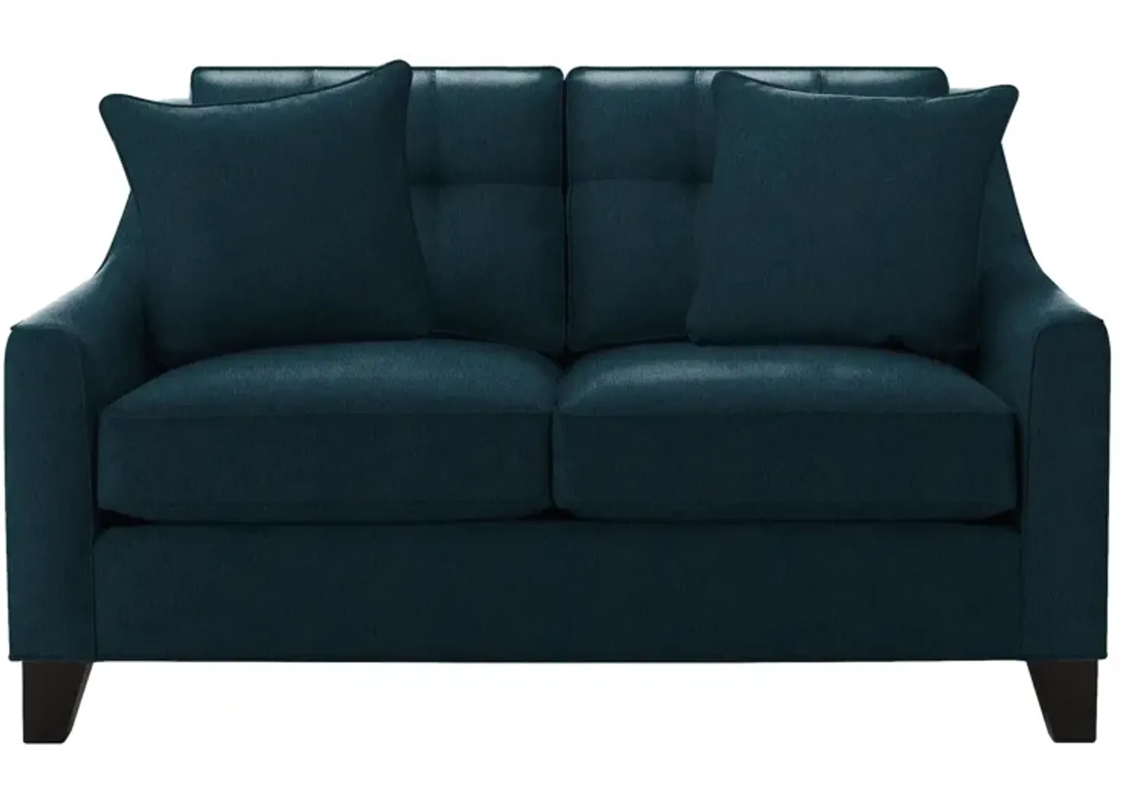 Carmine Loveseat in Suede So Soft Midnight by H.M. Richards