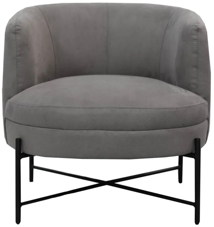 Cami Club Chair in Marbled Gray by LH Imports Ltd