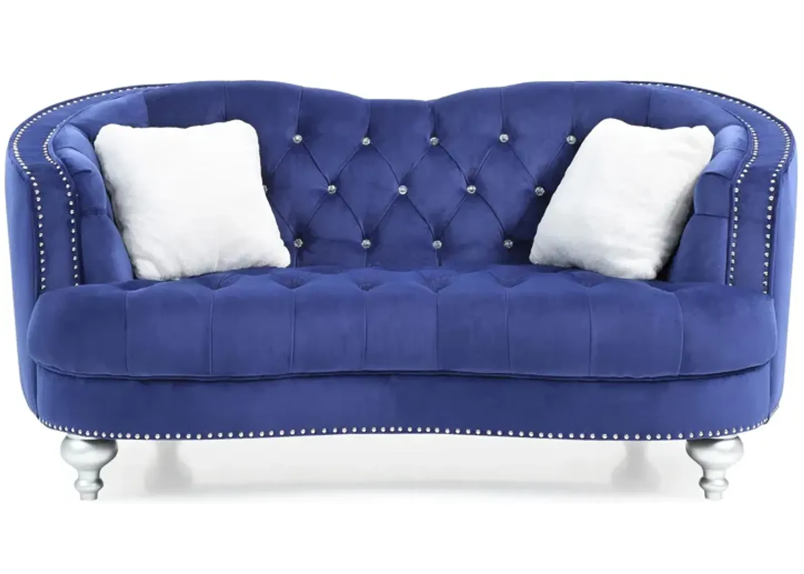 Woodbridge Loveseat in Blue by Glory Furniture