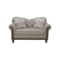 Torrey Loveseat in Gray by Hughes Furniture