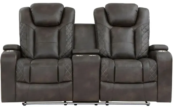 Donegal Power Double Reclining Loveseat