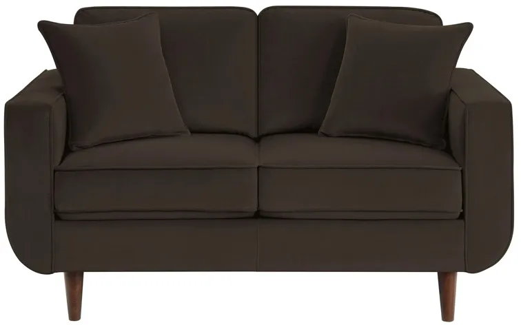 Briscoe Loveseat in Chocolate by Homelegance