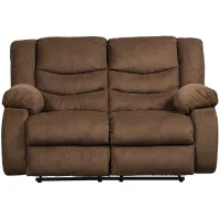 Southgate Reclining Loveseat in Chocolate by Ashley Furniture