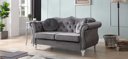 Hollywood Loveseat in Dark Gray by Glory Furniture