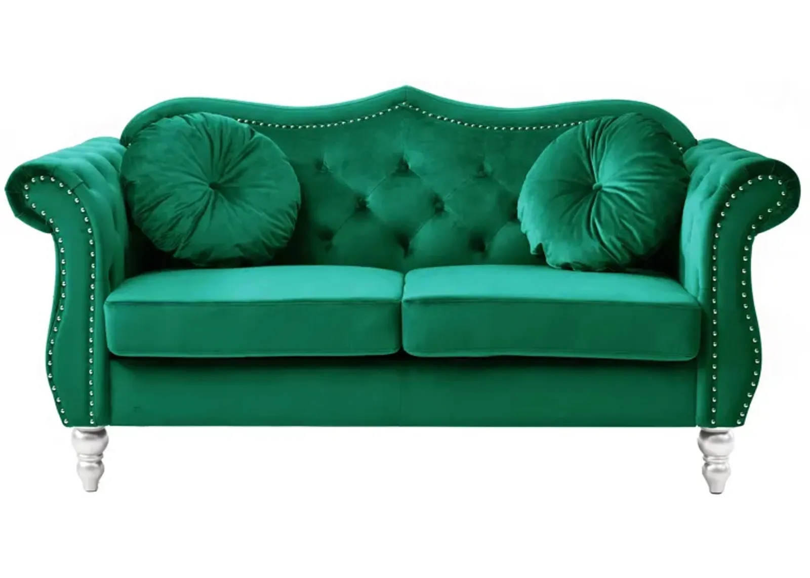 Hollywood Loveseat in Green by Glory Furniture