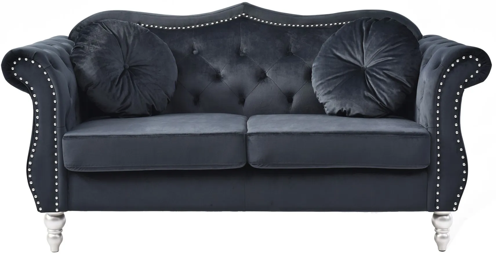 Hollywood Loveseat in Black by Glory Furniture