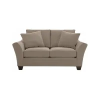 Briarwood Loveseat in Suede So Soft Mineral by H.M. Richards