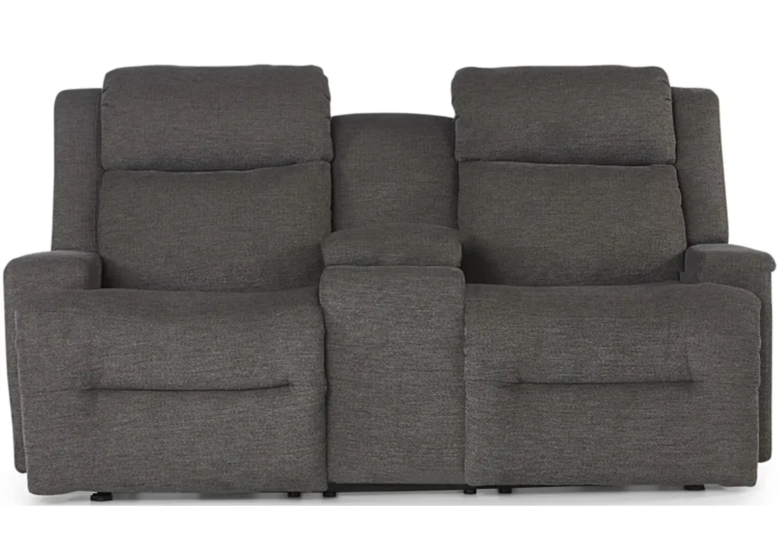 Oneil Power Reclining Loveseat in charcoal by Best Chairs