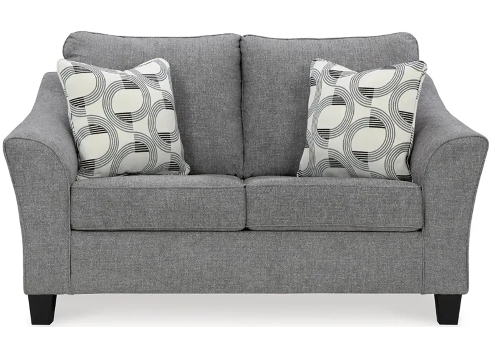 Mathonia Loveseat in Smoke by Ashley Furniture