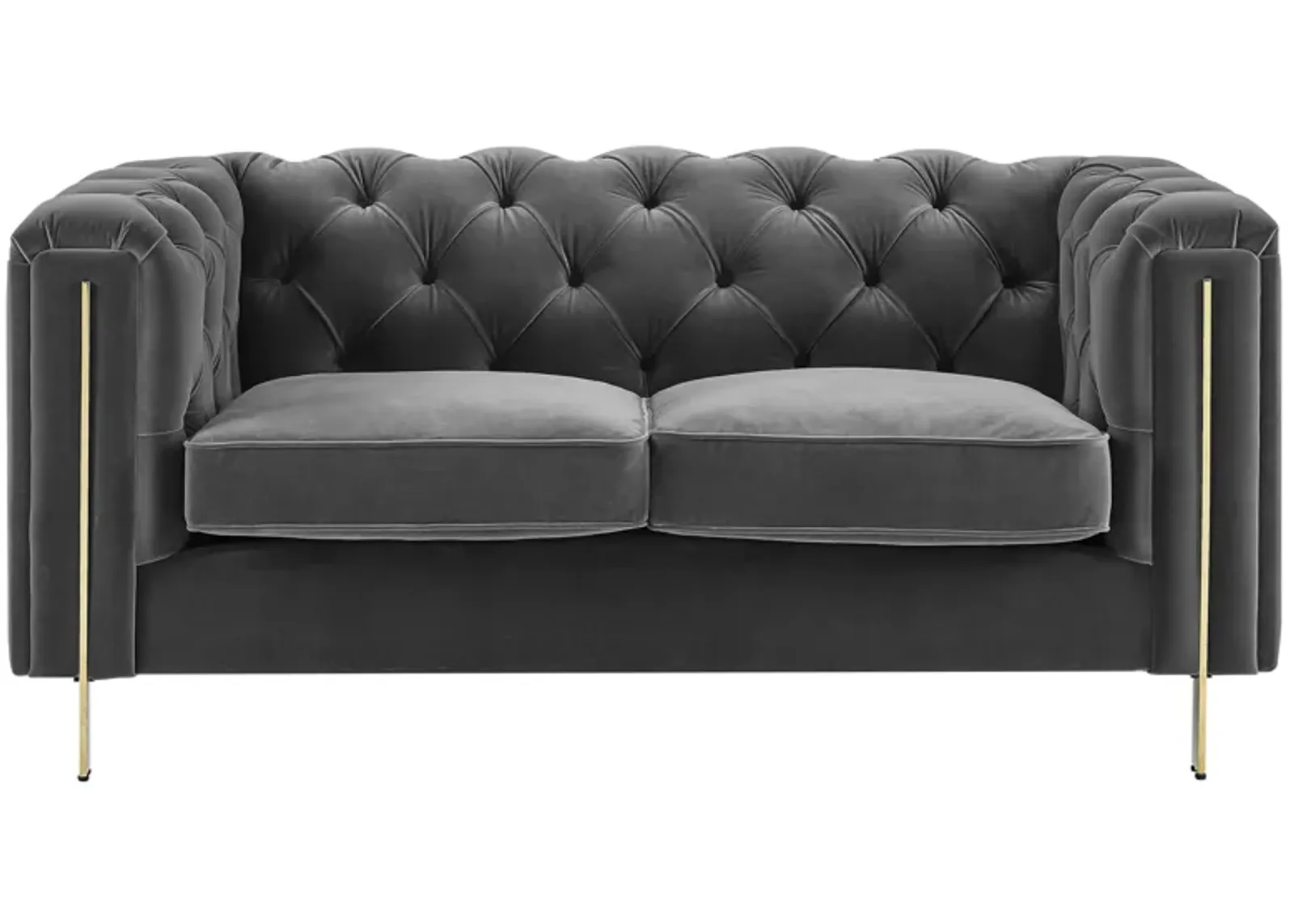 Charlene Loveseat in Gray by Steve Silver Co.