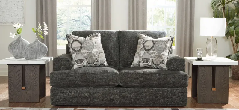 Karinne Loveseat in Smoke by Ashley Furniture