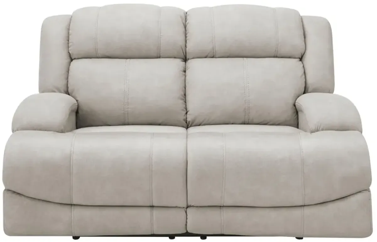 Quincey Power-Reclining Loveseat in Ash by Flexsteel