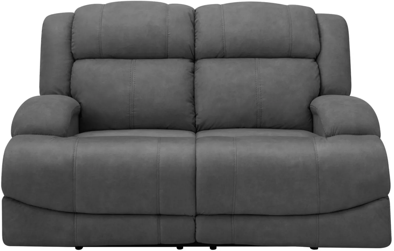 Quincey PowerReclining Loveseat in Smoke by Flexsteel