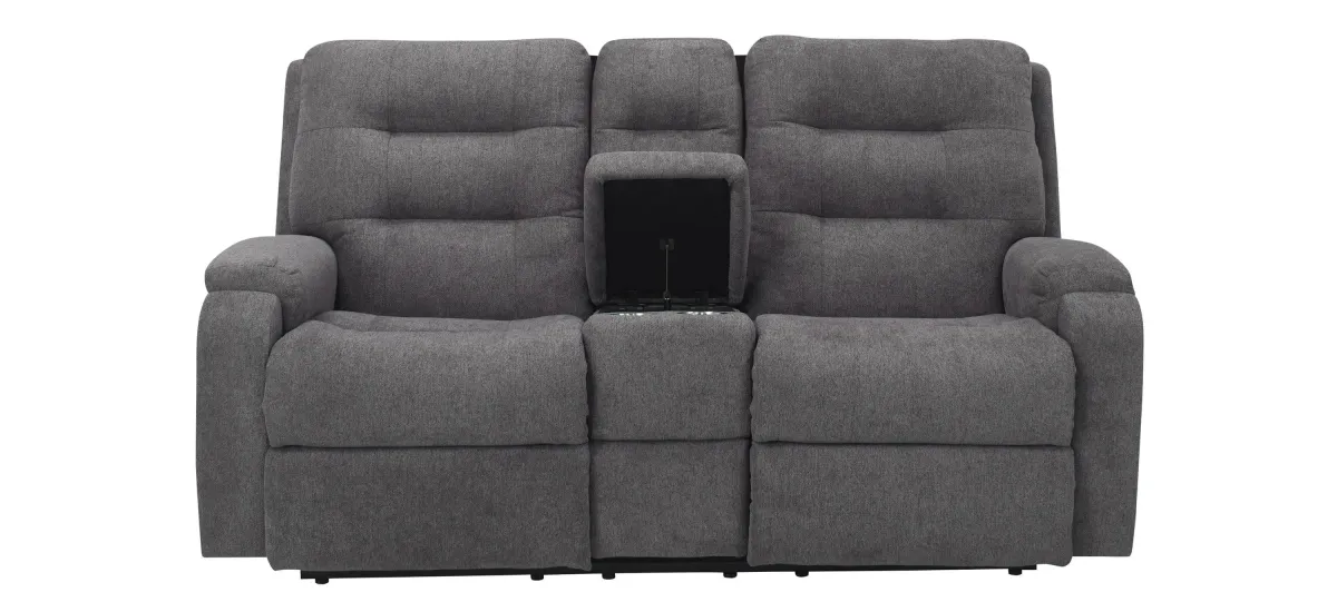 Halenbeck Triple Power Reclining Console Loveseat