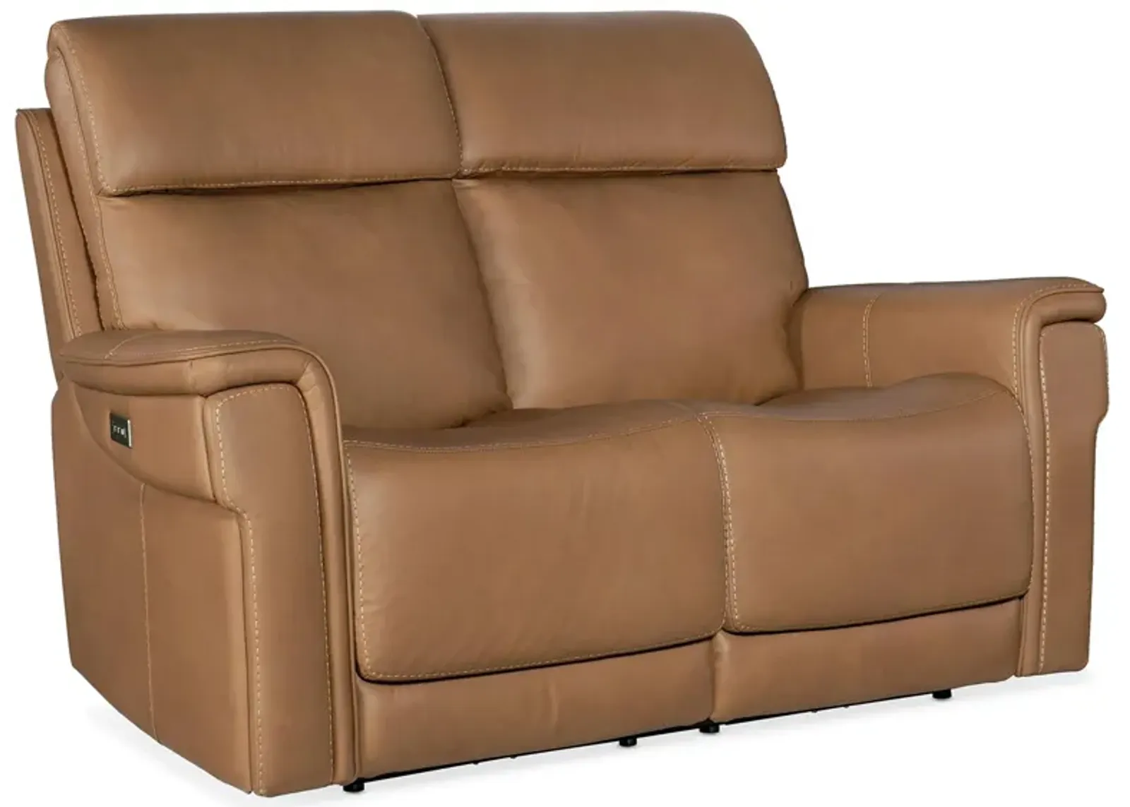 Lyra Zero Gravity Power Loveseat with Power Headrest in Sahara Sandalwood by Hooker Furniture