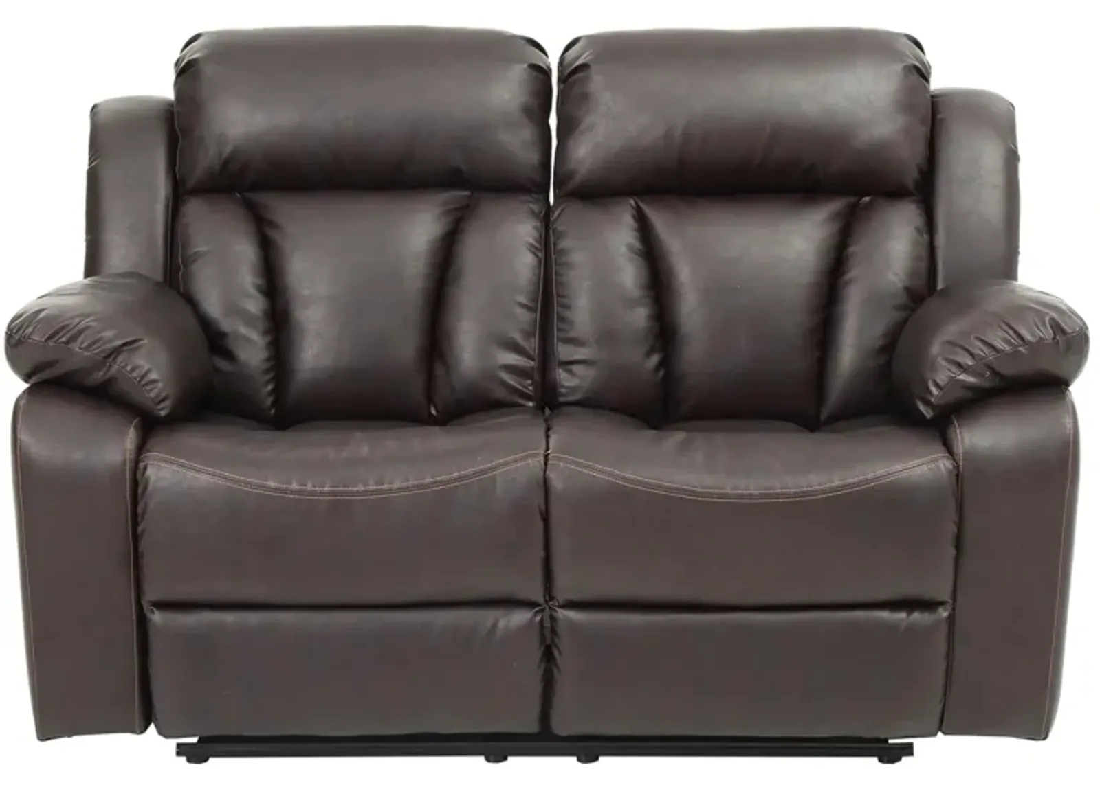 Daria Reclining Loveseat in Dark Brown by Glory Furniture