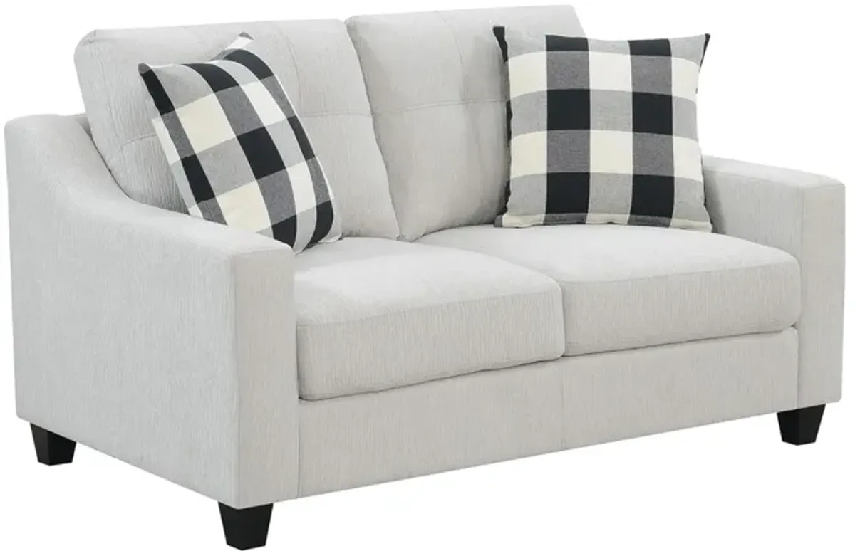 Darcey Loveseat in Beige by Emerald Home Furnishings