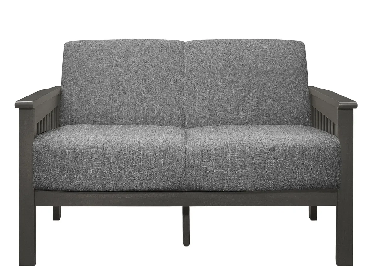 Keller Loveseat in Gray by Homelegance