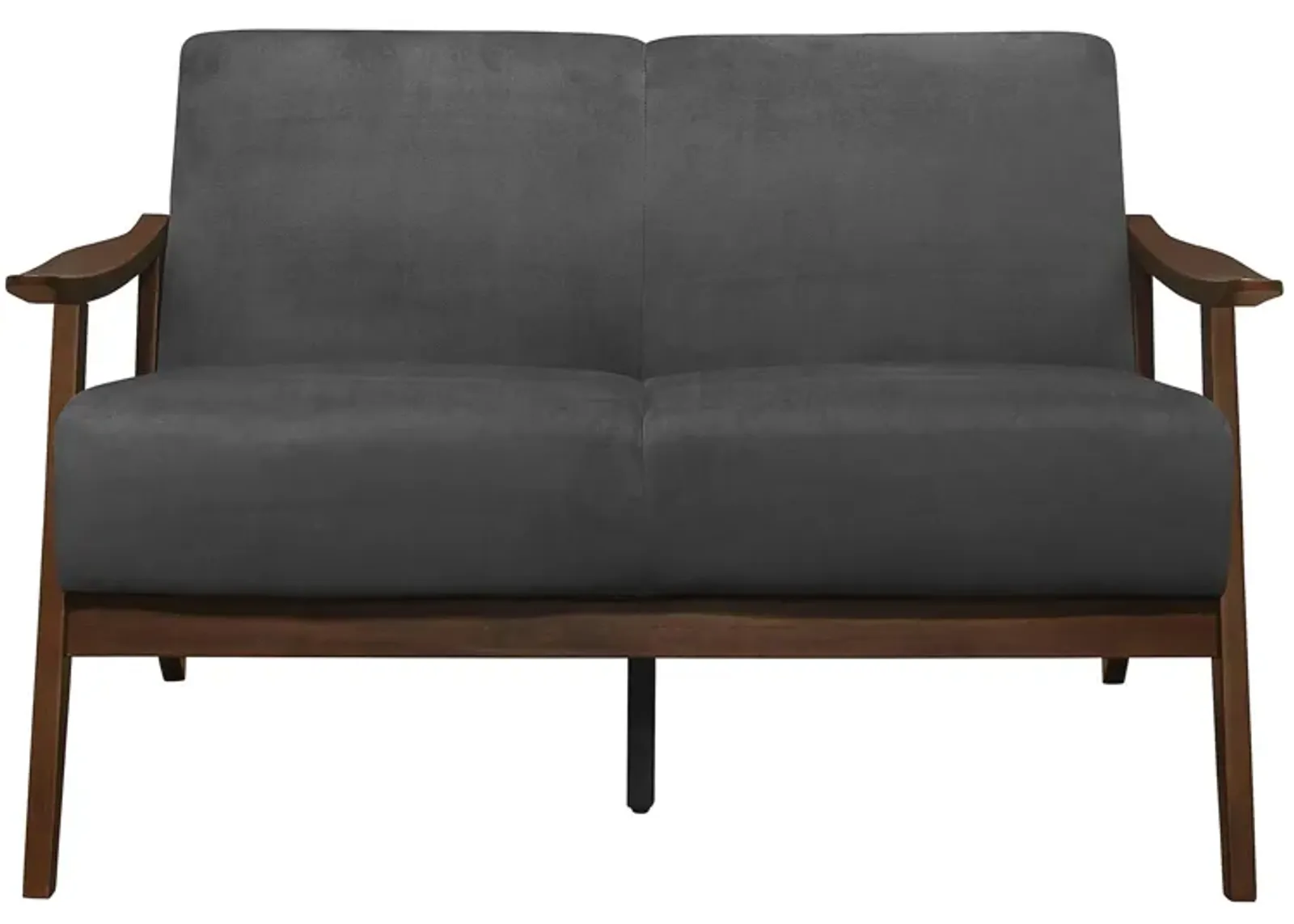 Lewiston Loveseat in Dark Gray by Homelegance