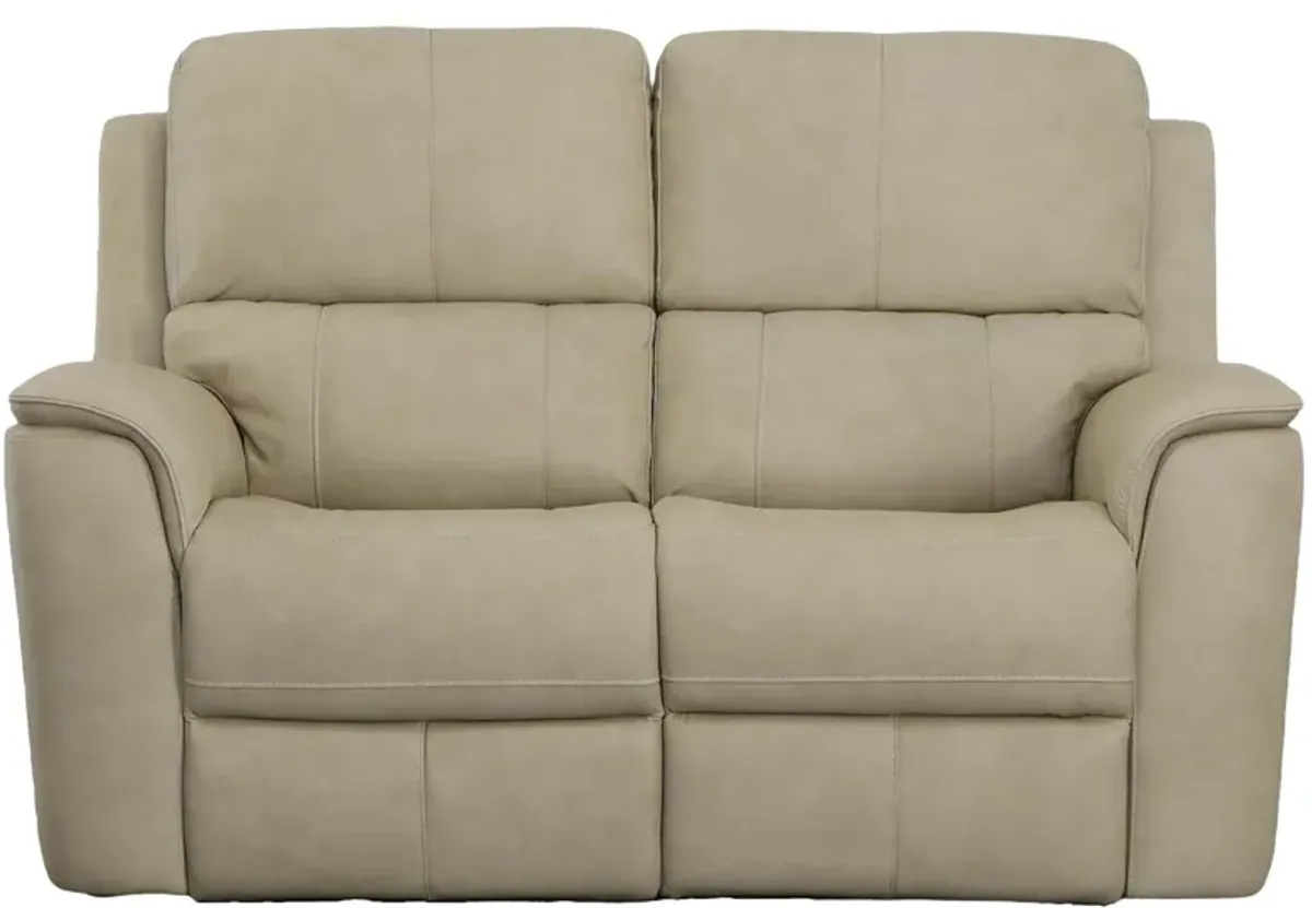 Henry Power Reclining Loveseat in Beige by Flexsteel