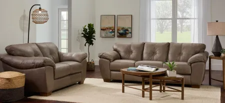 Bosco Loveseat in Taupe by Chateau D'Ax