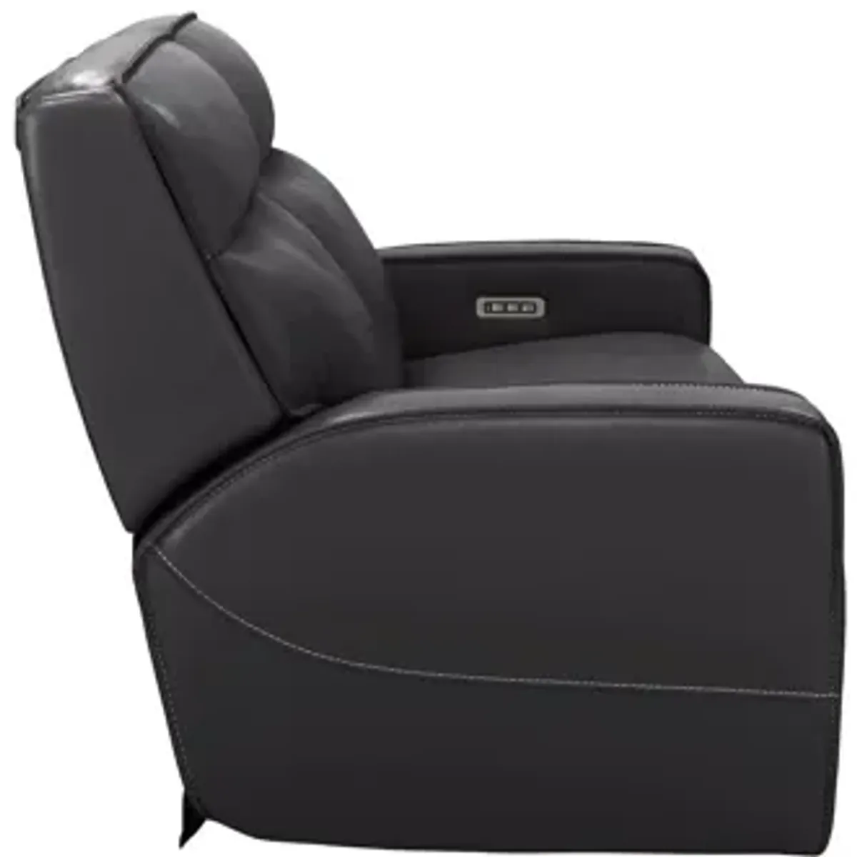 Beckett Power Loveseat w/ Power Headrest and Lumbar Support