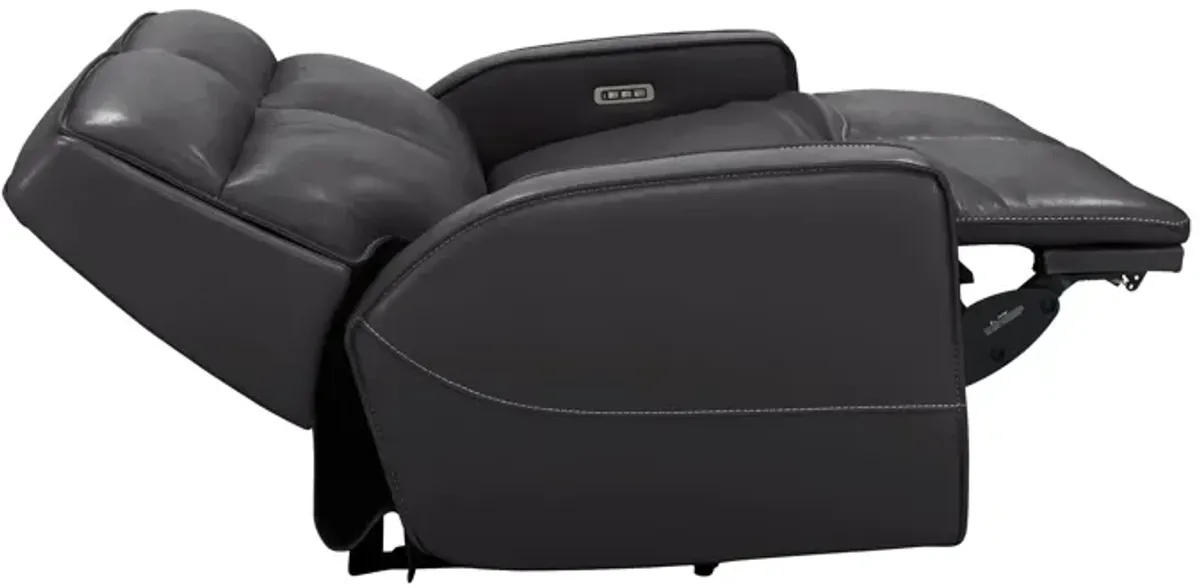 Beckett Power Loveseat w/ Power Headrest and Lumbar Support