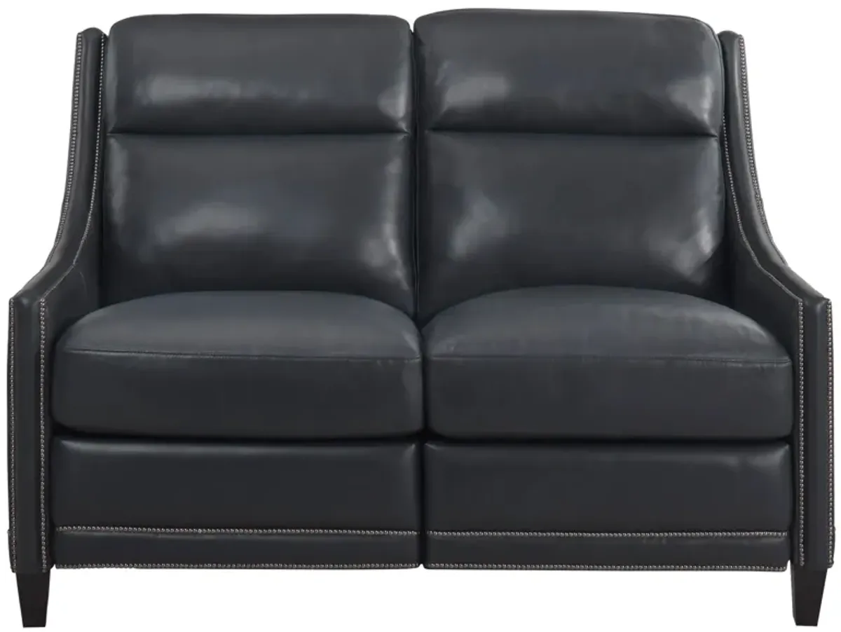 Sebastian Leather Power Loveseat w/ Power Headrest