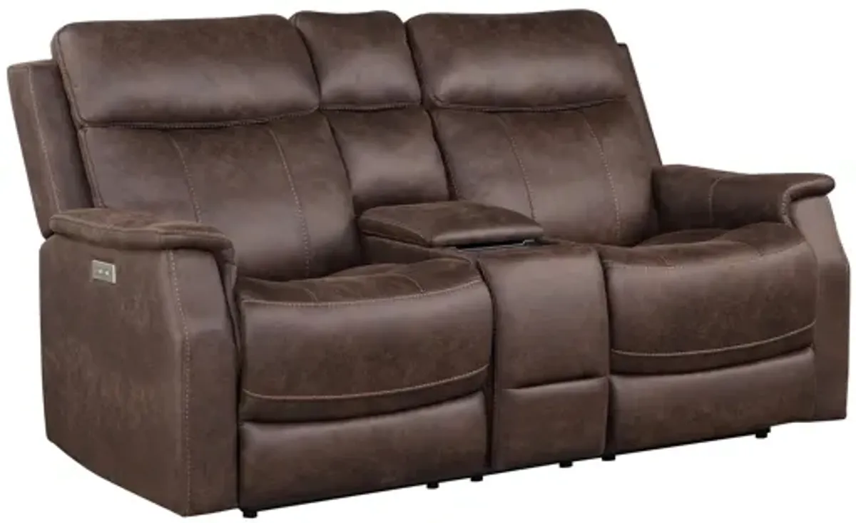 Valencia Dual Power Reclining Loveseat