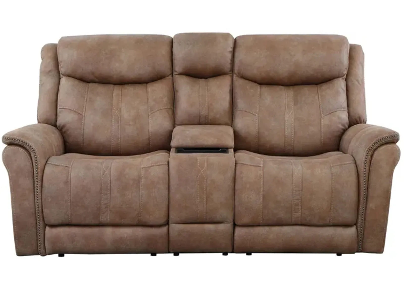 Morrison Power Loveseat in Camel by Steve Silver Co.