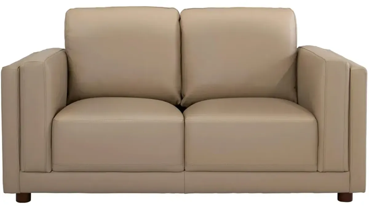 Marni Leather Loveseat
