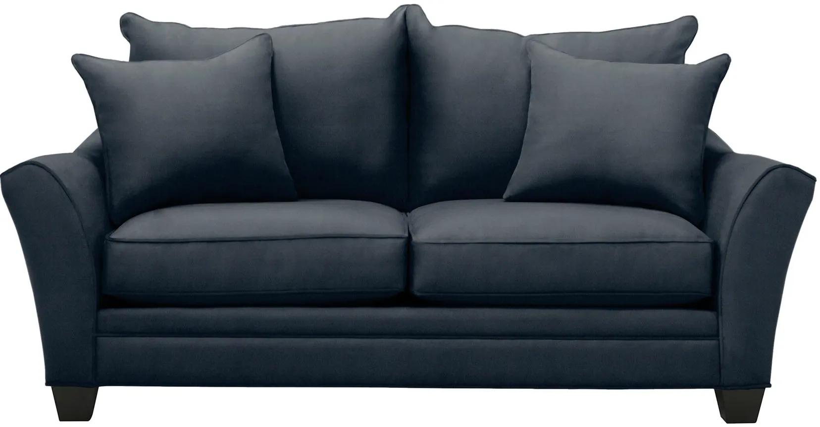 Briarwood Loveseat in Suede So Soft Midnight by H.M. Richards