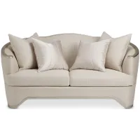 London Place Loveseat in Light Champagne by Amini Innovation
