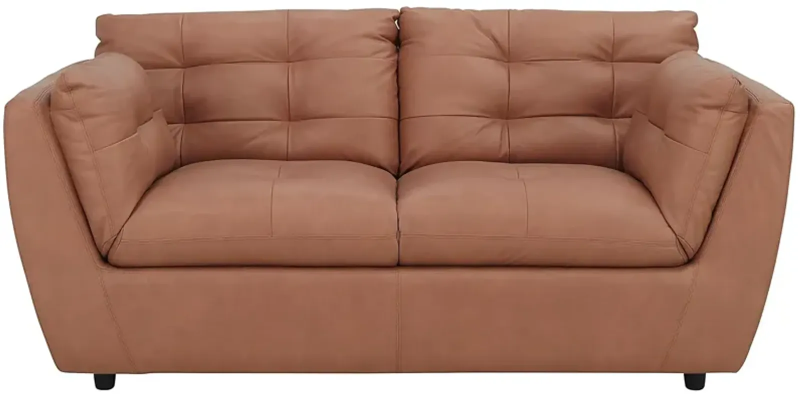 Damar Leather Loveseat