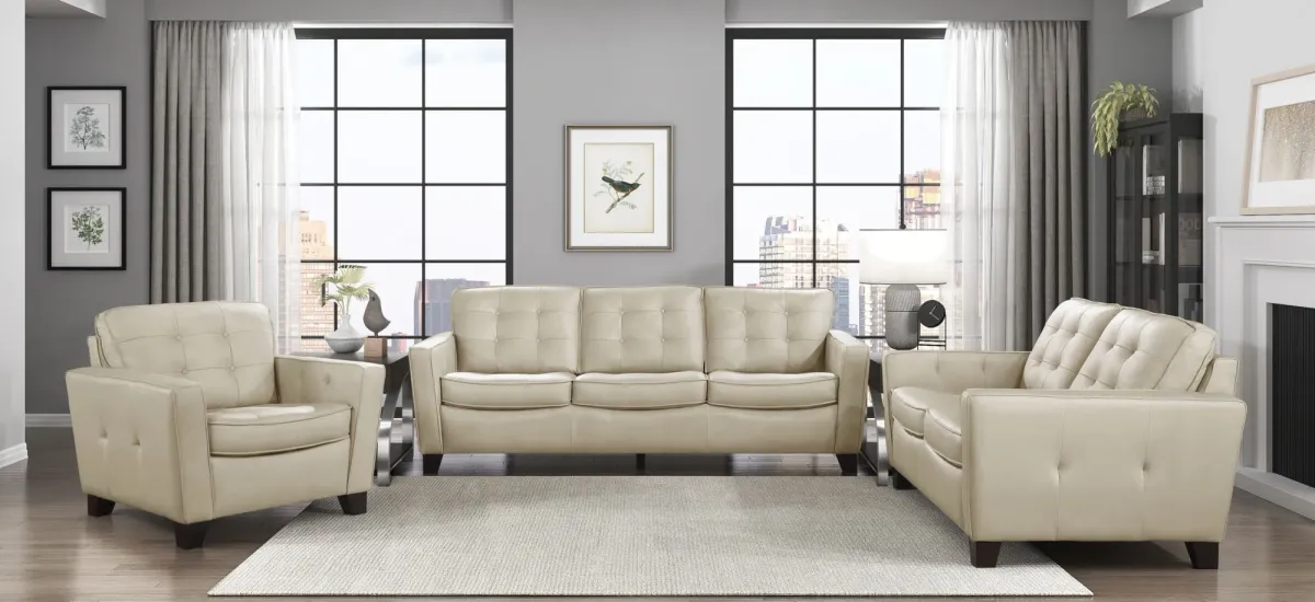 Harstad Loveseat in Beige by Homelegance