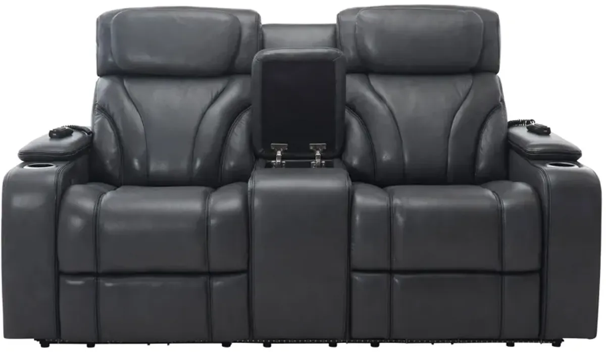 Avis Zero Gravity Power Console Loveseat w/ Power Headrest, Lumbar, Heat and Massage