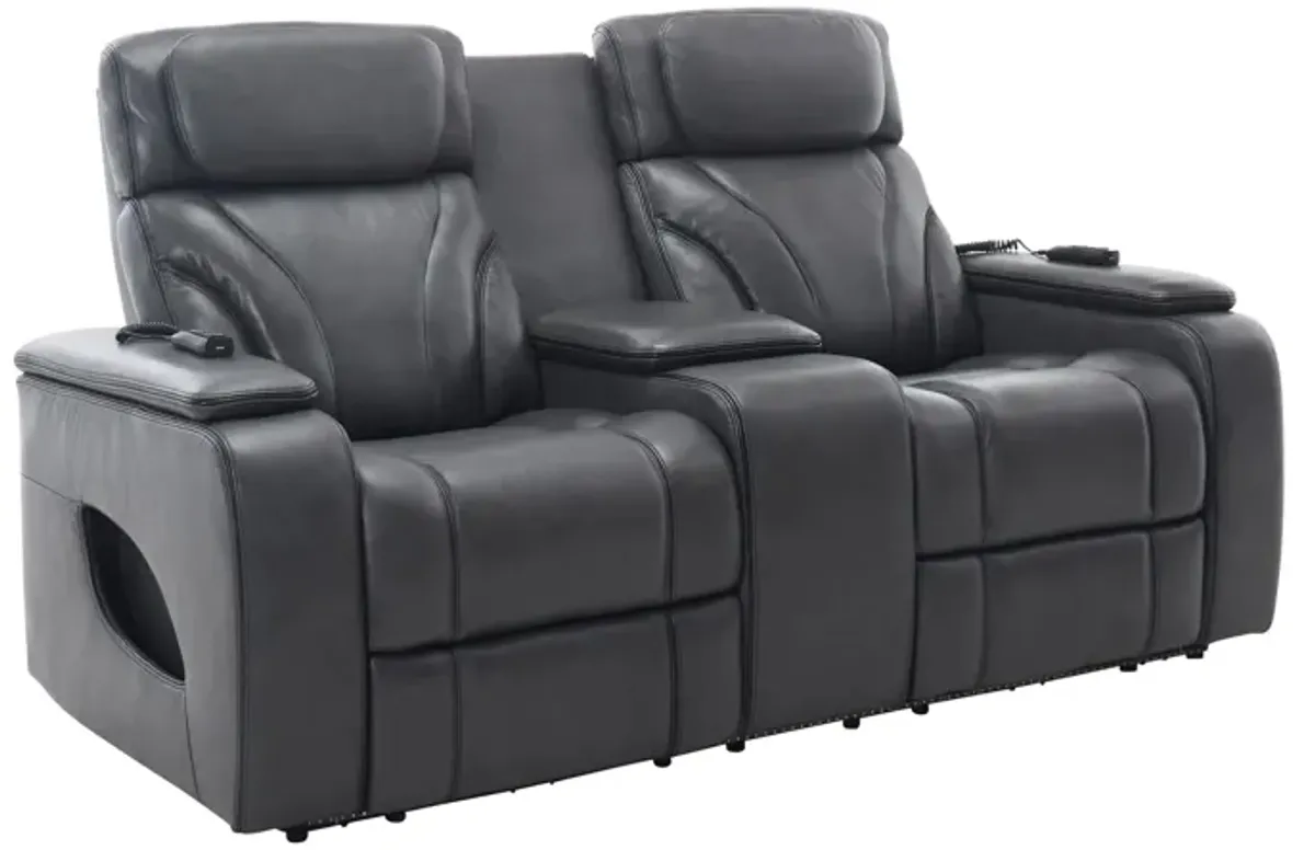 Avis Zero Gravity Power Console Loveseat w/ Power Headrest, Lumbar, Heat and Massage