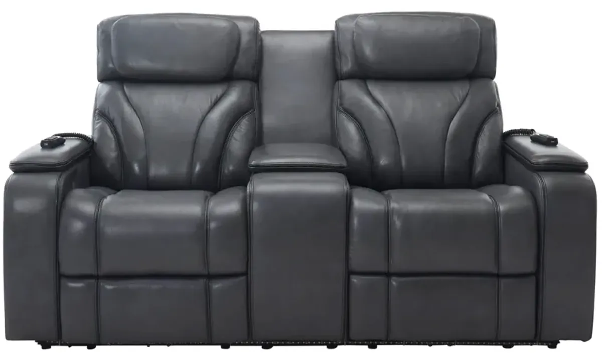 Avis Zero Gravity Power Console Loveseat w/ Power Headrest, Lumbar, Heat and Massage